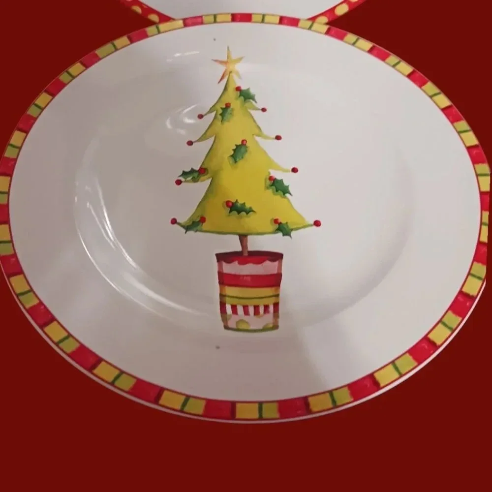 Oneida Jubilee set of 6 Stoneware Salad/Dessert Plates & Mugs
